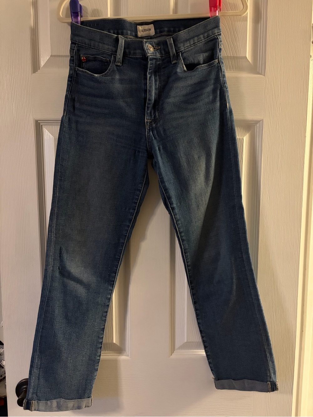 Hudson Jeans Indigo Wide-Leg Flare Jeans